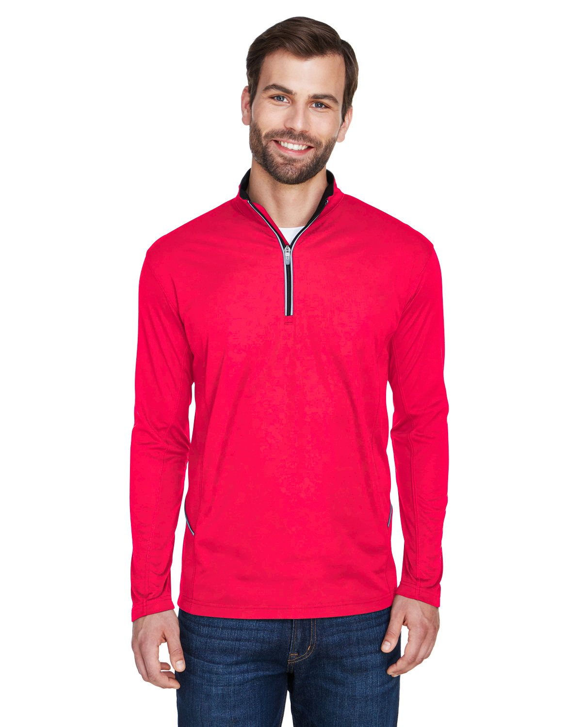 3 quarter zip pullover mens