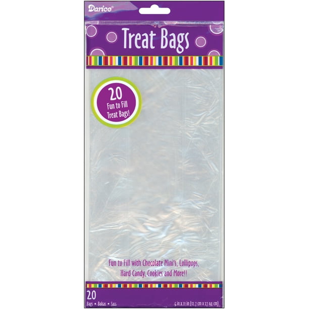 Treat Bags 5"X11" 20/PkgClear