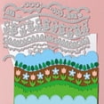 thumbnail image 3 of Troqueles de corte de tiras de hierba nube para hacer tarjetas, árboles, flores, olas y bordes. Troquel para scrapbooking, diarios, repujado y decoración de papel., 3 of 9