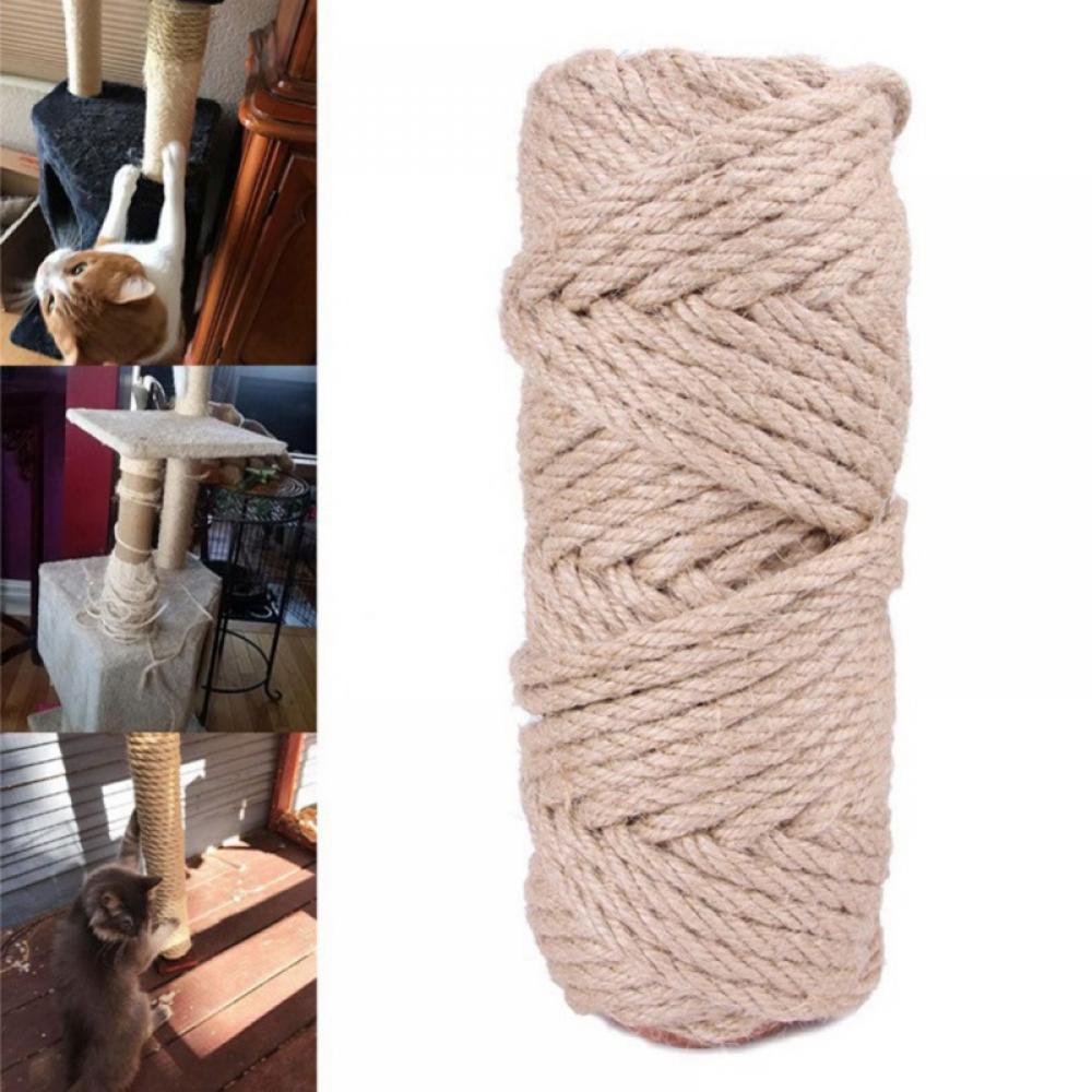 Braided Sisal Rope, 32 Feet164 Feet 106mm8mm Wide Natural Sisal Twine