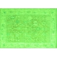 thumbnail image 1 of Ahgly Company Indoor Rectangle Abstract Green Modern Area Rugs, 2' x 5', 1 of 4