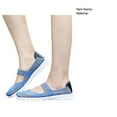 thumbnail image 3 of Eoperou Summer Breathable Women Casual Woven Sneakers Mesh Fabric Outdoor Flats Shoes, 3 of 3