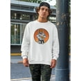thumbnail image 2 of Angry Fighting Tiger Sweatshirt Men -Image by Shutterstock, Male 5X-Large, 2 of 4