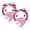 Multi-colored, variant on PhooArto Pink Ladybug Print Dog Bandanas, 2 Pack Soft Washable Pet Scarf Triangle for Large Dogs Puppies and Cats