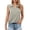 Khaki, variant on UANWENN Women's Lightweight Tanks and Camisole for Everyday Use Stylish Zipper Design with Collared Neckline for Spring and Summer Wardrobe Long Top Women Leather Top Women Wardrobe Women Top plus