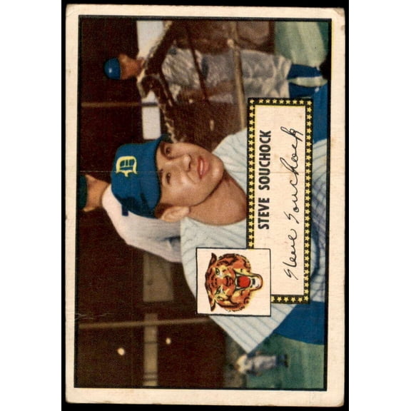Steve Souchock Rookie Card 1952 Topps #234