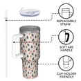 thumbnail image 4 of Christmas 40oz Tumbler– Stainless Steel Insulated Tumbler with Handle and Straw, Large Capacity Travel Cup for Hot & Cold Drinks, 4 of 7