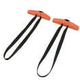 thumbnail image 1 of Gym Exercise Handles, Silicone Nylon Pull Up Handles  for Fitness Black,Orange, 1 of 7