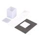 thumbnail image 3 of Caja para sujetar pestañas postizas con tablero magnético, expositor portátil para pestañas postizas Gris, 3 of 9