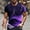 Qa-Pourpre, variante sur cllios T-Shirts pour Hommes T-Shirts 3D Illusion d'Optique Graphique Tee Décontracté Col Rond Chandail à Enfiler Chemise Manches Longues Entraînement Tee Shirt Tendance Designer Chemises Imprimées