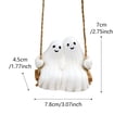 thumbnail image 2 of 3D Couple Ghost Swing Pendant Halloween Decorations, Spooky Hanging Ornament for Front Door, Porch, Yard, Tree, Holiday Decor Gifts for Home Indoor Outdoor, 2 of 7