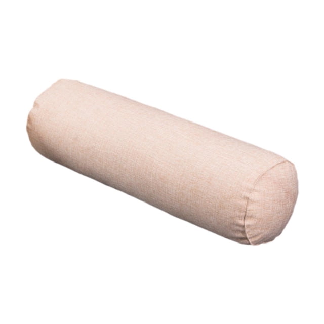 Lipstore Coussin Cylindrique Rond Accessoires de Traversin Soutien du Dos Housse Lavable Jaune