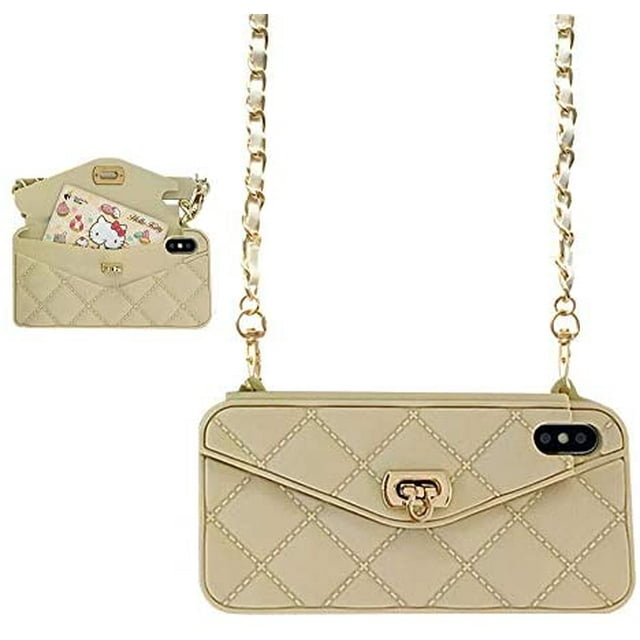 UnnFiko Wallet Case Compatible with iPhone 7 Plus/iPhone 8 Plus, Pretty Luxury Hand Bag Design, Purse Flip Card Pouch