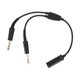 thumbnail image 4 of Cable adaptador para auriculares de aviación, Universal, Cable adaptador para auriculares estable, duradero y portátil de Metal de alta calidad, 4 of 9