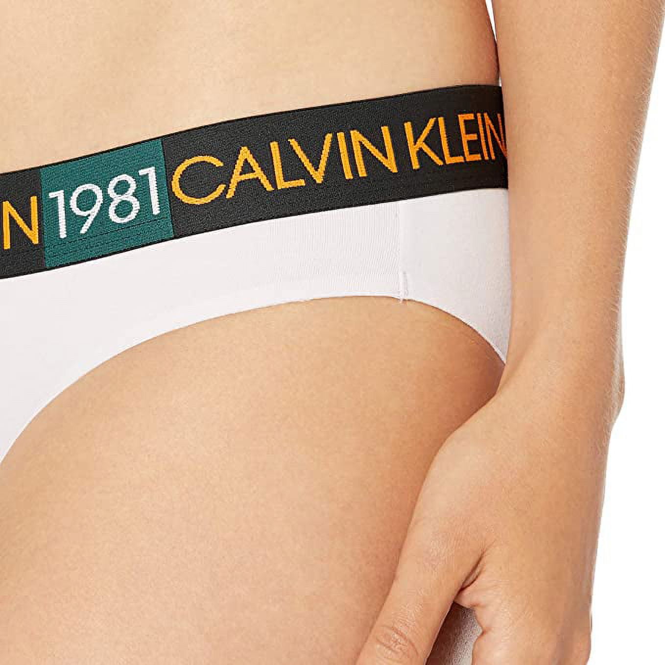 NWT Calvin Klein Statement CK Bold 1981 Unlined Bralette Bra Logo