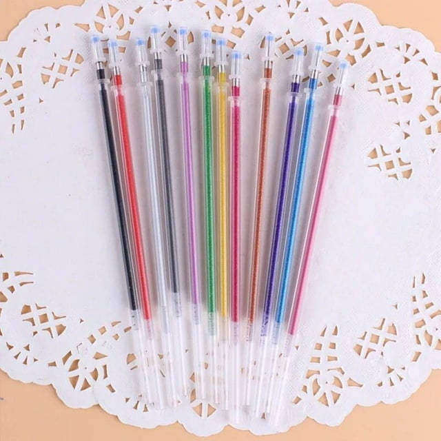 Feltree 12 Color Refill Color Refill Office Supplies Pen Multi Color Refill Student Stationery Pen 12ml
