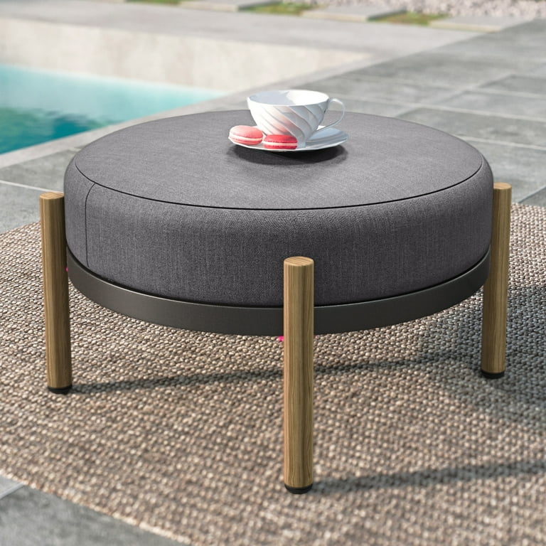 Summit Living Gray 6-Seat Woven Rope Outdoor Patio Furniture Set