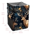 thumbnail image 5 of Elk Deer Foldable Car Garbage Can with Lid, Leak-Proof, Hanging Storage Bag - Car Trash Bin, Mini Trash Can, 5 of 6