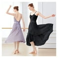 thumbnail image 2 of Ballet Skirts Women Long Chiffon Dance Skirt Fairy Chiffon Long Ballet Tutu Dress Dance Costumes Tie Up Dress, 2 of 8