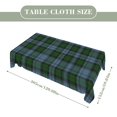 thumbnail image 2 of Sutherland District Tartan Rectangular Tablecloth 60"x120" with Lace Edge, Washable Durable Table Cover for Dining, Indoor Outdoor Home Restaurant Decor, 2 of 5