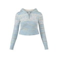 thumbnail image 5 of No Boundaries Fairisle Plush Hoodie, Women's, 5 of 5