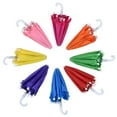 thumbnail image 5 of Rupoun 8 Pcs Cute Doll Toys Miniature Umbrellas for 18-Inch Dolls (11.81 inches / 30 cm) - Random Color Assortment for Decoration & Games, 5 of 9