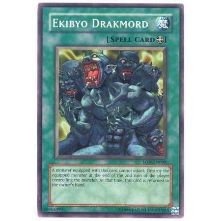 YuGiOh Labyrinth of Nightmare Common Ekibyo Drakmord LON-099