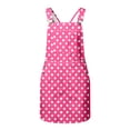 thumbnail image 3 of XAOFW Kids Girls Summer Dresses Sleeveless Polka Dot Printed Overalls Dress With Pocket Casual Suspender Dresses For Daily Wear Versatile Sundress 12-13 Years, 3 of 7