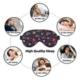 thumbnail image 7 of Fuzoiu Halloween Print Sleep Masks,Eye Masks with Adjustable Strap for Sleeping,Night Eye Shade for Women Men,Eye Cover for Full Night's Sleep, Travel and Nap, 7 of 7