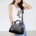 thumbnail image 5 of Bolso de mano de cuero de alta calidad, elegante bolso de mano para mujer, bolso de mano con asa superior, bolso de hombro cruzado de gran capacidad, bolsos de mano, 5 of 5