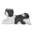 thumbnail image 3 of Hi-Line Gifts 14.5" Black Lying Puppy Shih Tzu Outdoor Garden Statue, 3 of 5