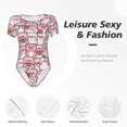 thumbnail image 4 of Balery Kawaii Pig Body de cuello redondo de manga corta para mujer Tops de manga corta Tops básicos-Medium, 4 of 7