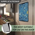 thumbnail image 6 of Yuyamidu Blue RV Door Window Shade Universal Privacy Screen Window Cover Camper Trailer Blackout Window Cover, Summer RV Skylight Cover with Hook and Loop, 6 of 7