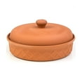 thumbnail image 4 of Fox Run Terracotta Tortilla Warmer with Glazed Interior, 8" x 8" Oven Safe and Microwaveable Tortilla Holder, 4 of 5