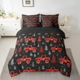 thumbnail image 2 of Erosebridal Rustic Tractor Bedding Sets King Size, Construction Truck Comforter Sets with Sheets, Cartoon Vehicle Decor, Reversible, 2 of 6
