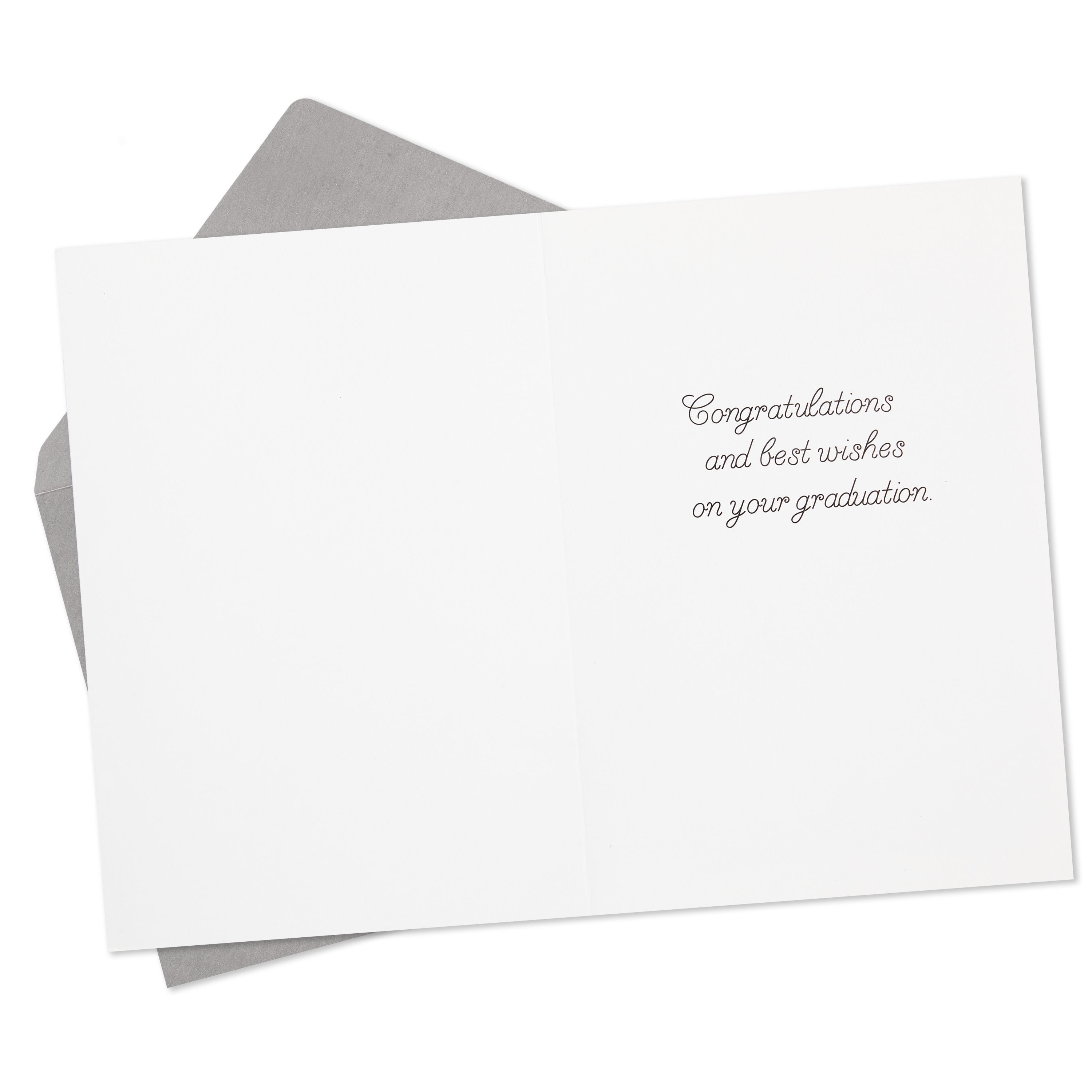 Hallmark Graduation Cards (Black, Blue and Gold), Pack of 4