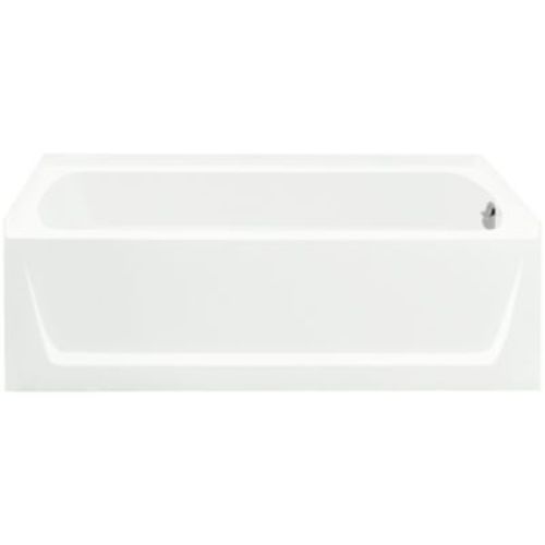 Sterling 71171122 Ensemble 60" Vikrell Material Soaking Bathtub For