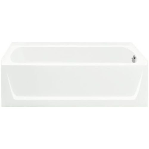 Sterling 71171122 Ensemble 60" Vikrell Material Soaking Bathtub For