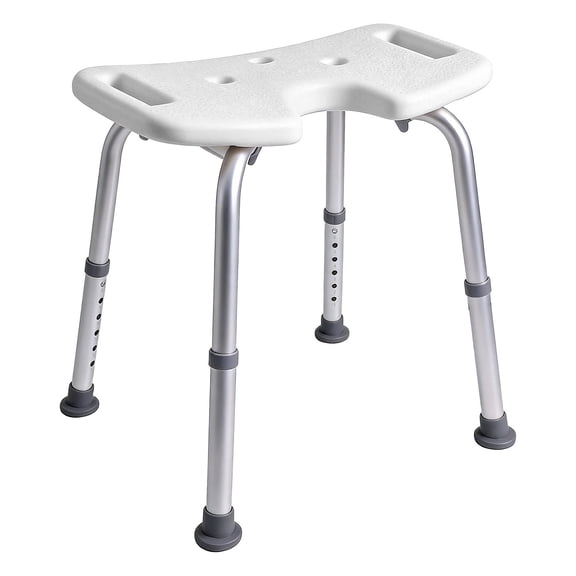 Shower Stool 400lb U-Shape Adjustable Bath Seat for Elderly Seniors
