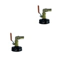 thumbnail image 3 of Scienceny Adaptador de grifo de agua de barriles, conector de válvula de jardinería de repuesto profesional reutilizable portátil, accesorio doblado de Doblado 20mm 2piezas Scienceny CBP495631, 3 of 6