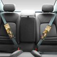 thumbnail image 2 of Chririnla Automotive Seat Belt Pads Thick Car Seat Belt Pads Polyester Easy Install, Suitable for Truck Vans, Cat Peacock Feather Print, 2 of 8