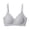 Grey, variant on Wirefree Comfort Bra For Women Seamless Soft Support Everyday Wear With Triple Hook Closure