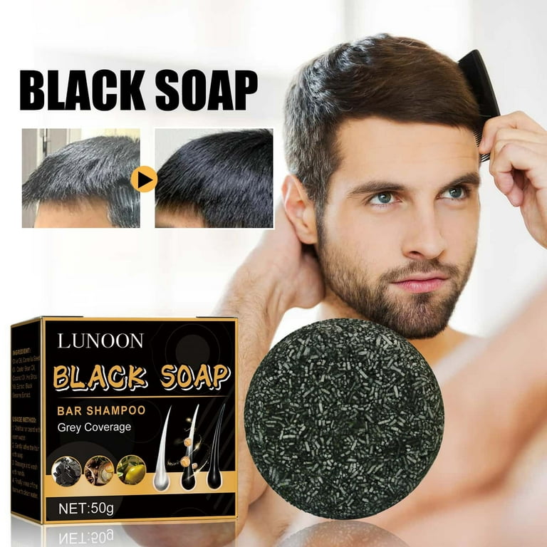 Rdeuod Gray Hair Reverse Bar Mane Gray Reverse Bar Natural Gray Hair Removal Soap Gray Hair Reverse Bar Reverse Gray Hair Bar Shampoo Gray