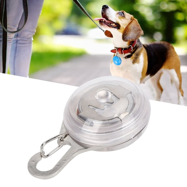 Pet Warning Light, Comfortable Pet LED Luminous Pendant Multiple Uses Waterproof for Dogs for Finding Pets Blue,Red,Orange,Green,Milk White,Transparent White,Colorful Light,Yellow