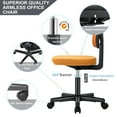 thumbnail image 4 of JOINSUN Desk Chair with Lumbar Support & Adjustable Height, 200 lb. Capacity, Orange, 4 of 10