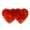 RedL, variant on 1 Double Heart Rug Wool Imitation Sheepskin Rugs Faux Non Slip Bedroom Shaggy Carpet Mats Carpet