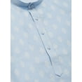 thumbnail image 4 of Maple Clothing Kurta en Coton Pyjama Tenue Ethnique Imprimée Indienne Décontractée (Bleu Ciel, 3TG), 4 of 6