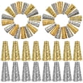 thumbnail image 1 of 100Pcs End Caps Leather Cord Ends Caps Replaceable Tassel End Caps for Craft Making, 1 of 8