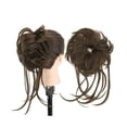 thumbnail image 1 of Chignon en Désordre Pièce Chouchou Long Extension Queue de Cheval Ondulée Postiches Chignon Bandeau, 1 of 2