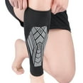 thumbnail image 4 of Breathable Leg Sleeve Soccer Shin Guards Sleeve Reduce Shocks Injury (Black XL), 4 of 10
